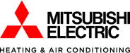 Red three-diamond logo next to black text reading "Mitsubishi Motors.
